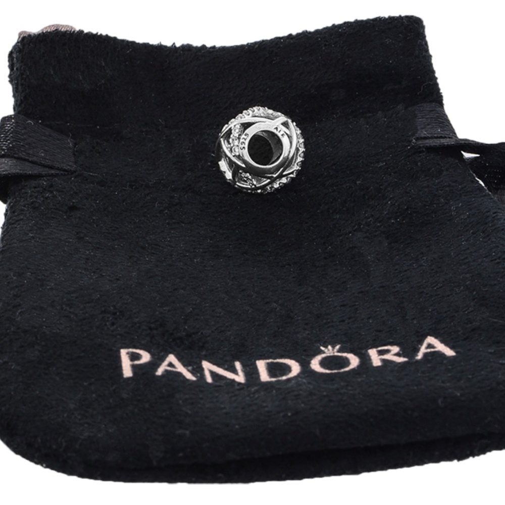 Pandora Sterling Silver Pave Galaxy Charm - Picture 2 of 4